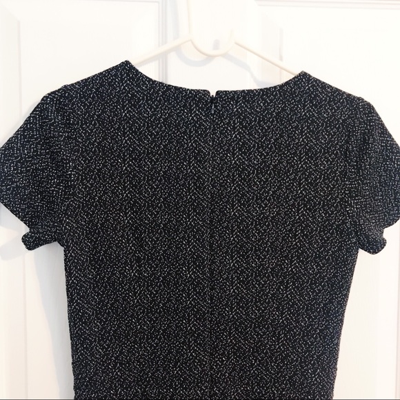 LOFT Flecked Pocket Flare Dress Petite - Picture 7 of 7